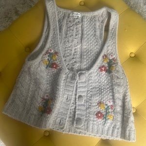 Flor love and lemons vest size small